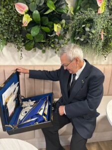 At Kingsclere Court Care Home, a resident enjoyed a meaningful lodge meeting, honouring lifelong connections and creating a truly special moment.