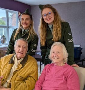 Residents enjoyed a Kingsclere Court musical afternoon with the D-Day Darlings, welcoming sister homes for a day of music, and fun.